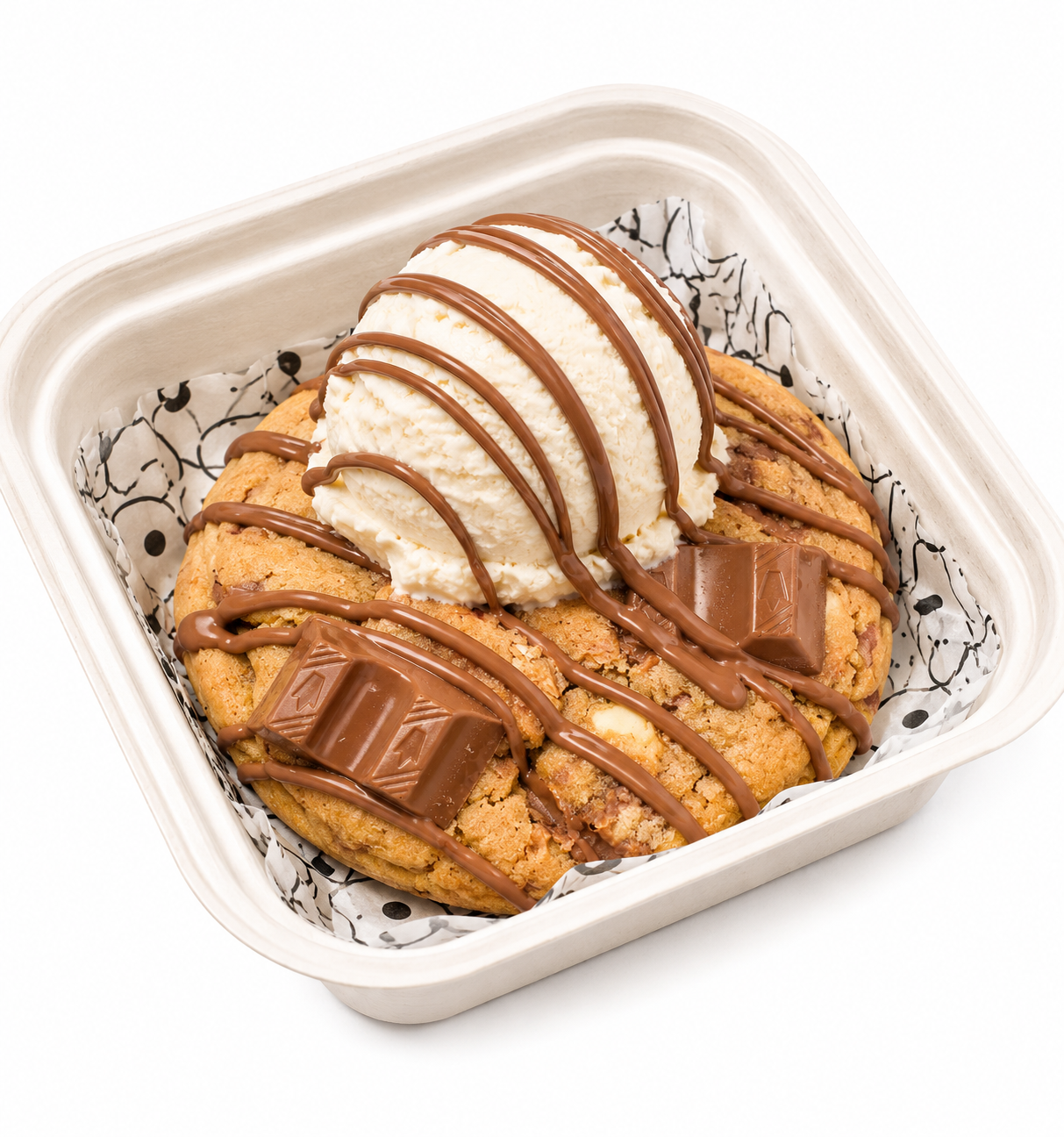 Warm Loaded Cookie - Kinder