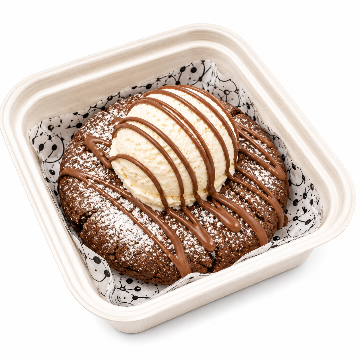 Warm Loaded Cookie - Chocolate Lava
