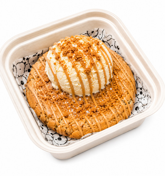 Warm Loaded Cookie - Caramilk Biscoff